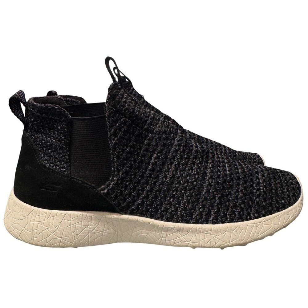 Skechers Burst Fresh Thinking Sneakers Womens 11 Black Charcoal High Top Shoes